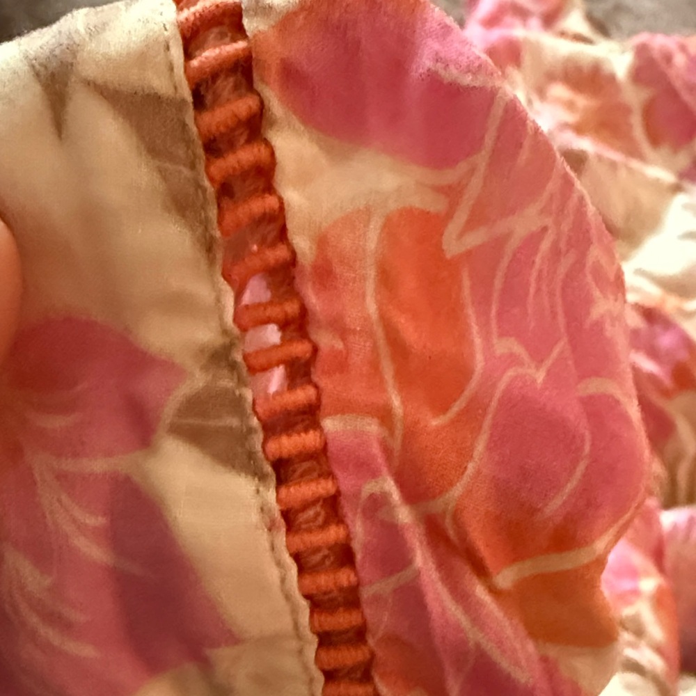 Floral Pink Sheer Robe - Picture 4 of 5